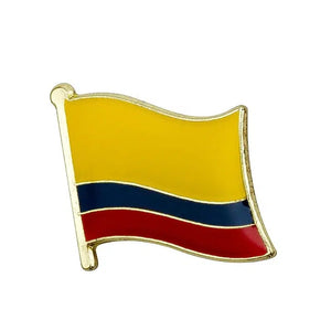 Colombia Flag Lapel Pin - Enamel Pin Flag