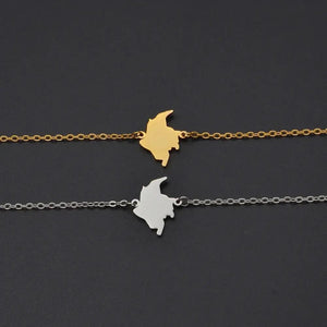 Colombia Map Bracelet