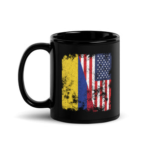 Colombia USA Flag - Half American Mug