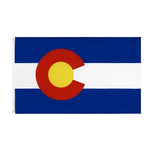 Colorado State Flag - 90x150cm(3x5ft) - 60x90cm(2x3ft)