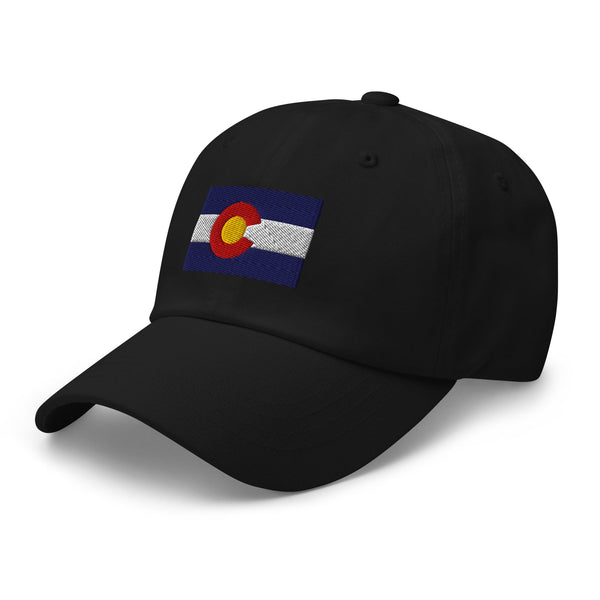 Colorado State Flag Cap - Adjustable Embroidered Dad Hat