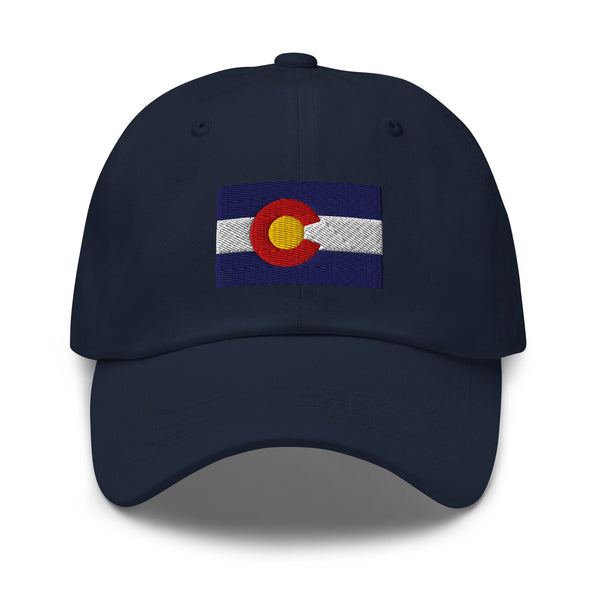 Colorado State Flag Cap - Adjustable Embroidered Dad Hat