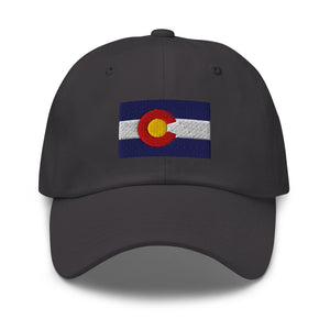 Colorado State Flag Cap - Adjustable Embroidered Dad Hat