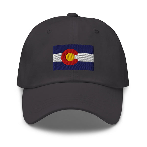 Colorado State Flag Cap - Adjustable Embroidered Dad Hat