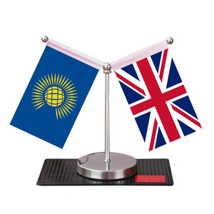 Commonwealth of Nations UK Desk Flag - Custom Table Flags (Mini)