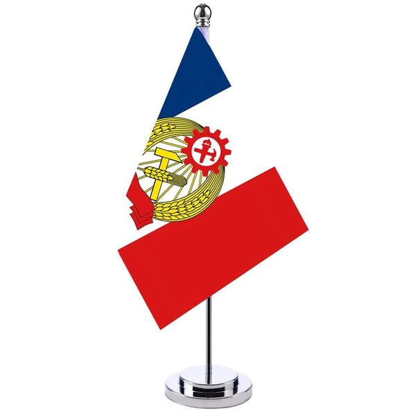 Commune of France Desk Flag - Small Office Table Flag