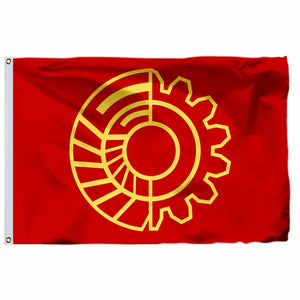 Communist Party of Canada Flag - 90x150cm(3x5ft) - 60x90cm(2x3ft)