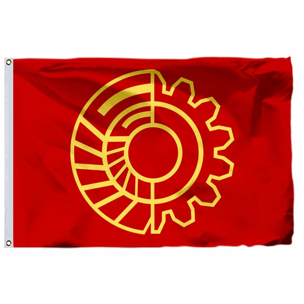 Communist Party of Canada Flag - 90x150cm(3x5ft) - 60x90cm(2x3ft)
