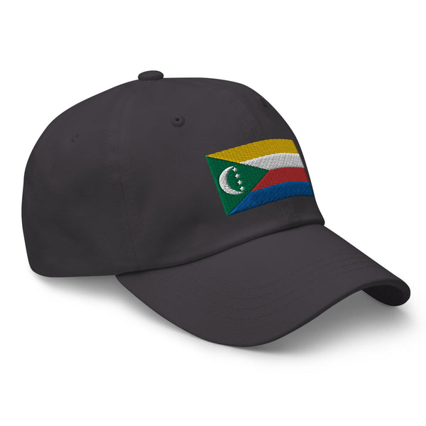 Comoros Flag Cap - Adjustable Embroidered Dad Hat