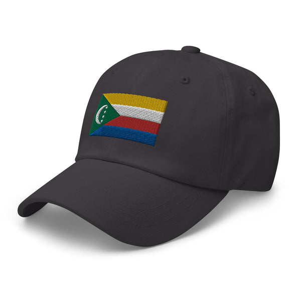 Comoros Flag Cap - Adjustable Embroidered Dad Hat