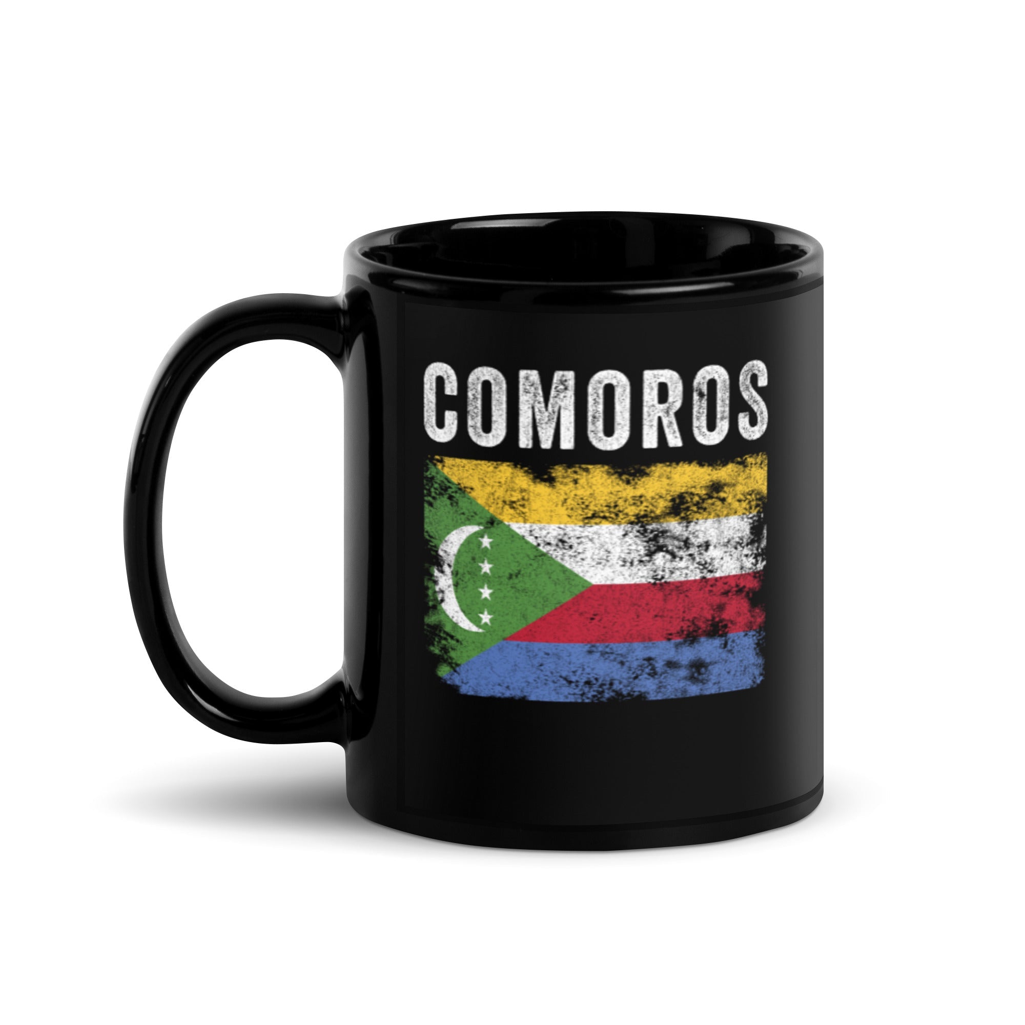 Comoros Flag Distressed - Comoran Flag Mug