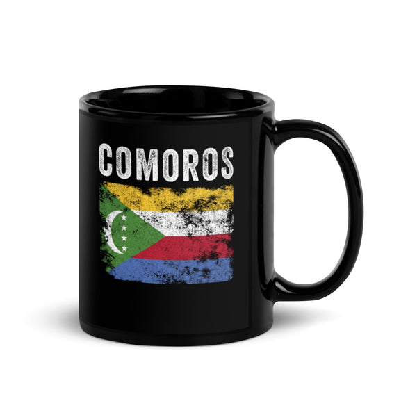 Comoros Flag Distressed - Comoran Flag Mug