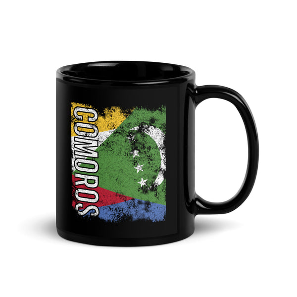 Comoros Flag - Distressed Flag Mug