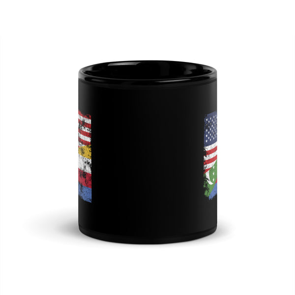 Comoros USA Flag Mug