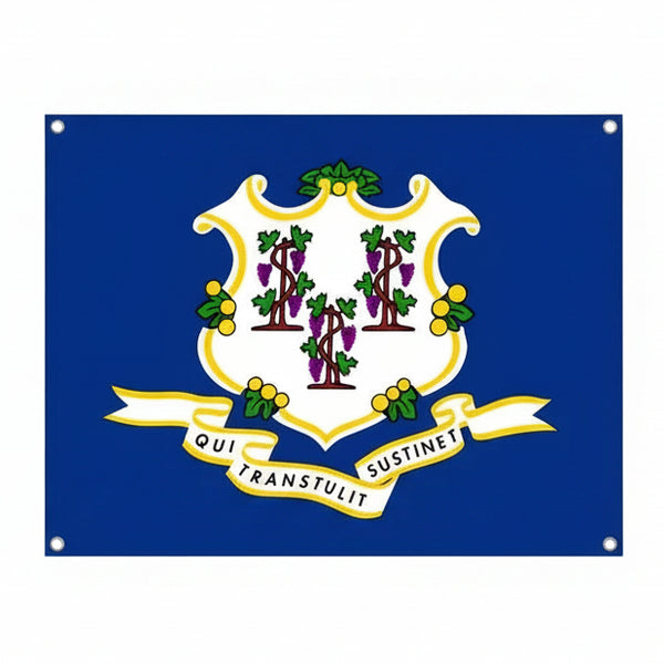 Connecticut State Flag - 90x150cm(3x5ft) - 60x90cm(2x3ft)