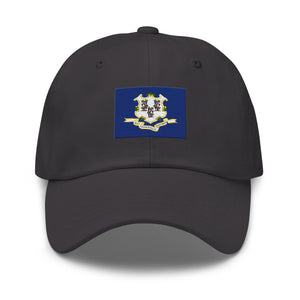 Connecticut State Flag Cap - Adjustable Embroidered Dad Hat