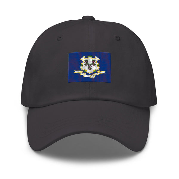 Connecticut State Flag Cap - Adjustable Embroidered Dad Hat