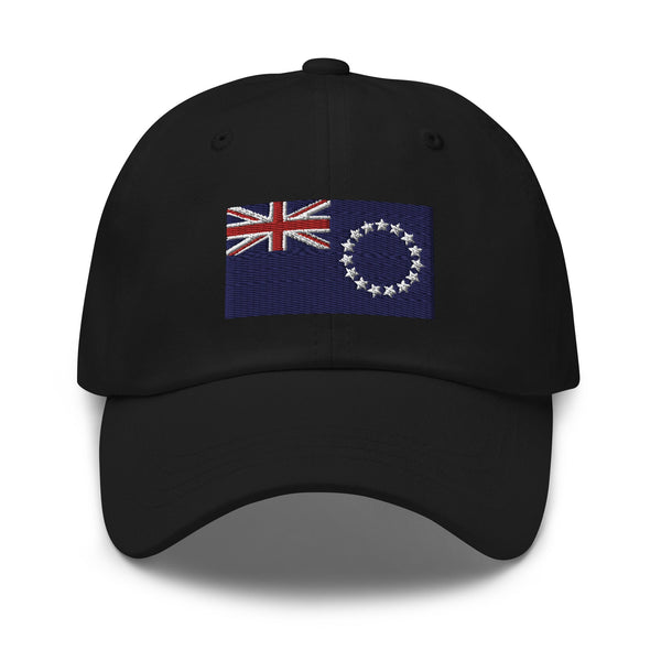 Cook Islands Flag Cap - Adjustable Embroidered Dad Hat