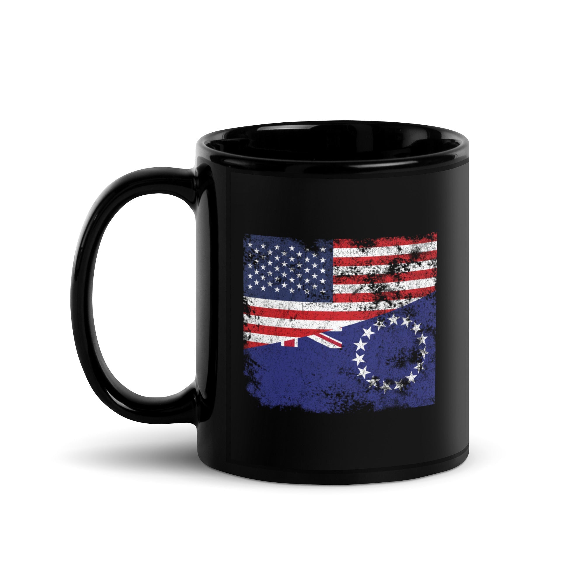 Cook Islands USA Flag Mug