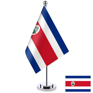 Costa Rica Desk Flag - Small Office Table Flag