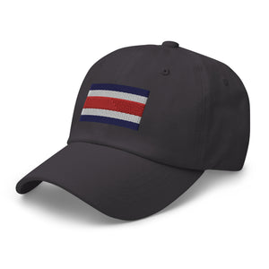 Costa Rica Flag Cap - Adjustable Embroidered Dad Hat