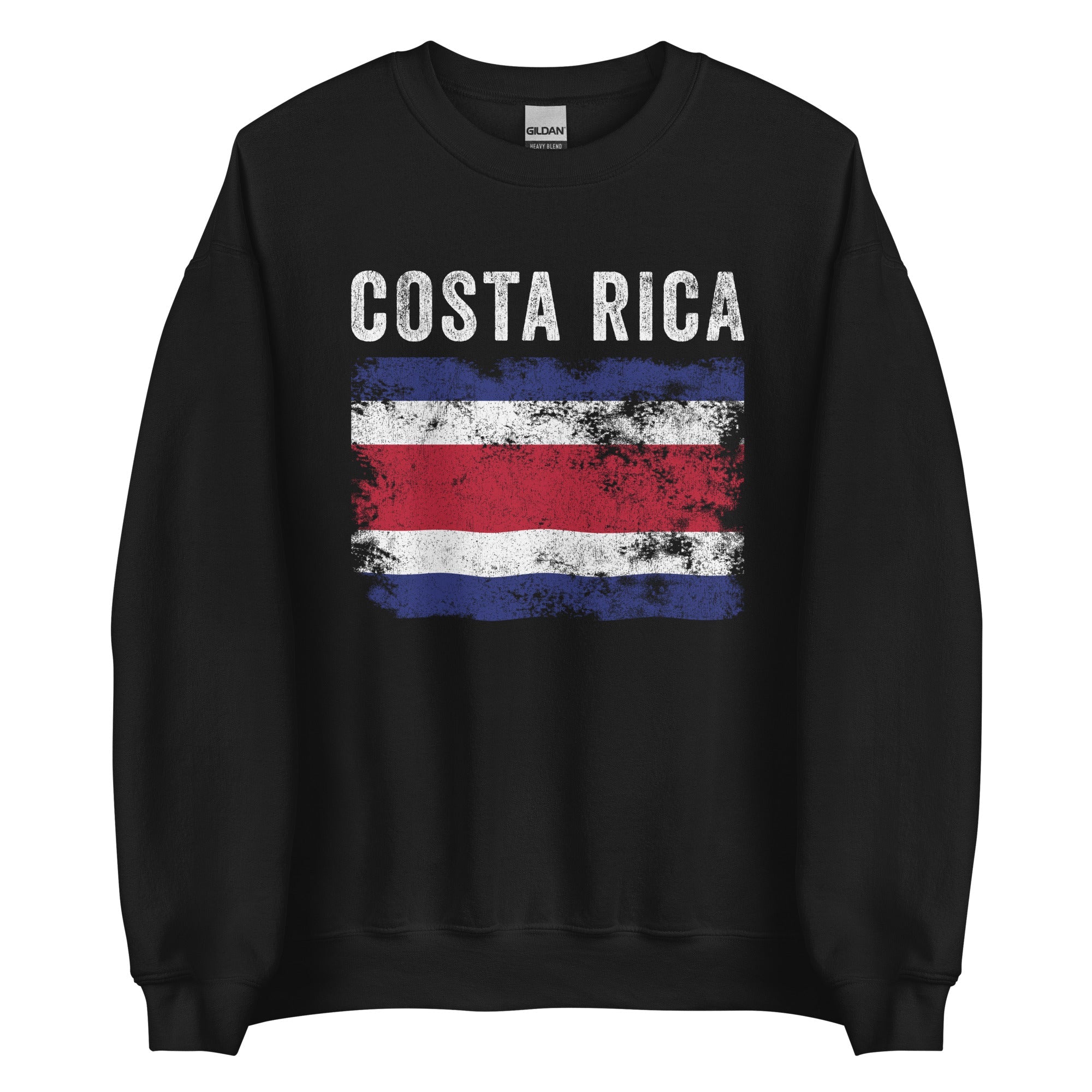 Costa Rica Flag Vintage Costa Rican Flag Sweatshirt