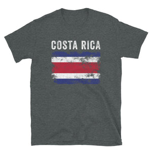 Costa Rica Flag Vintage Costa Rican Flag T-Shirt