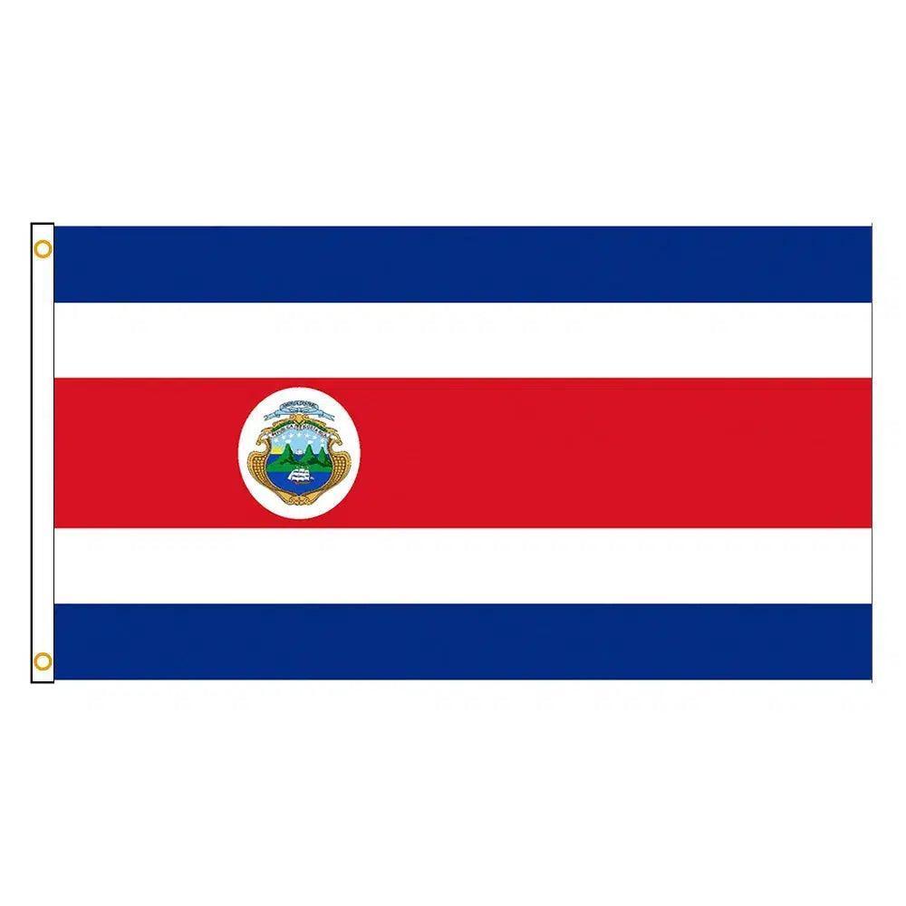 Costa Rica State Flag - 90x150cm(3x5ft) - 60x90cm(2x3ft)