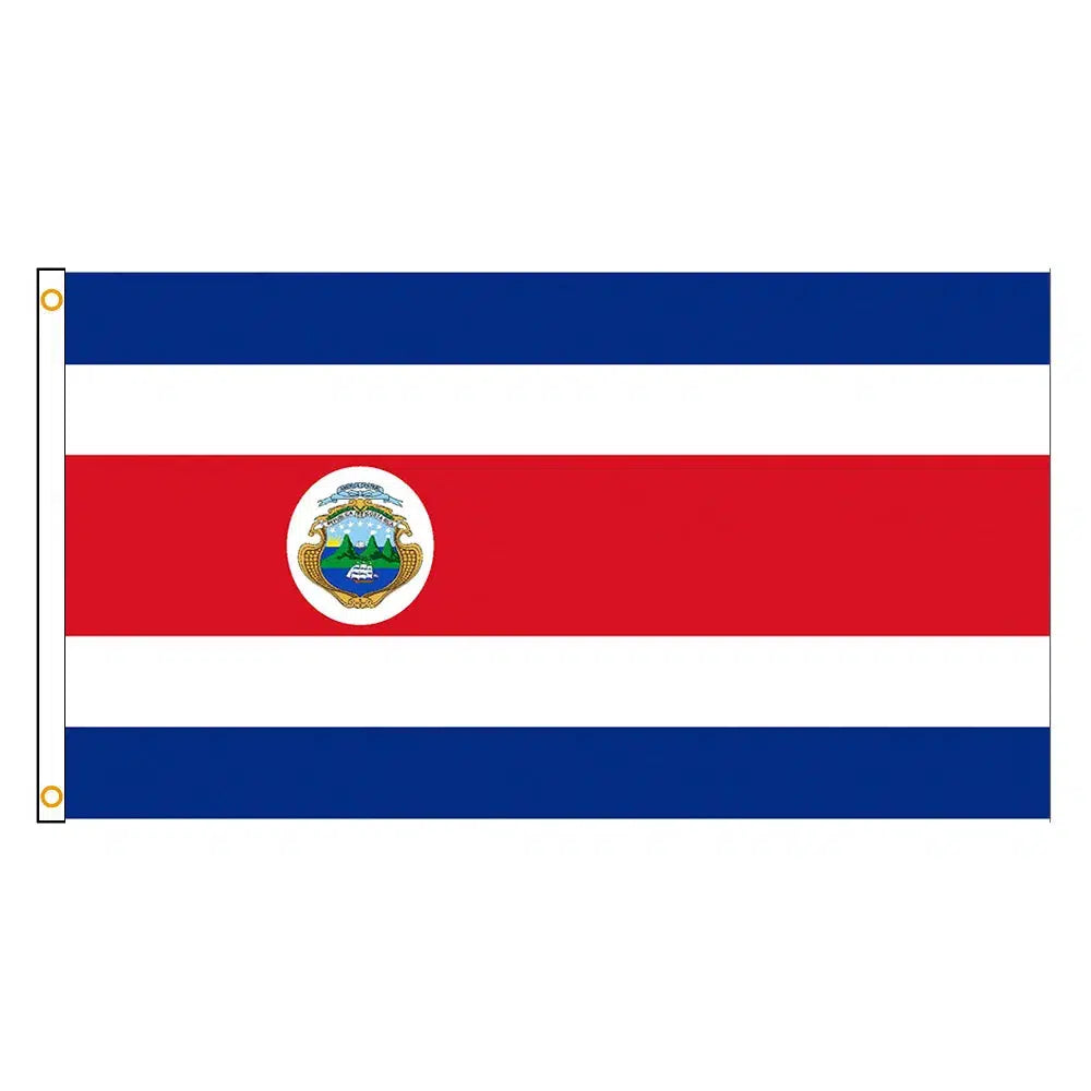 Costa Rica State Flag - 90x150cm(3x5ft) - 60x90cm(2x3ft)