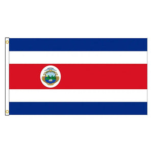 Costa Rica State Flag - 90x150cm(3x5ft) - 60x90cm(2x3ft)