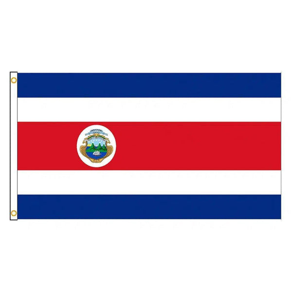 Costa Rica State Flag - 90x150cm(3x5ft) - 60x90cm(2x3ft)