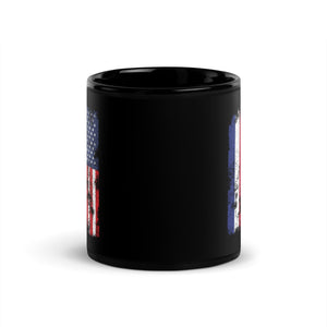 Costa Rica USA Flag - Half American Mug