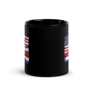 Costa Rica USA Flag Mug