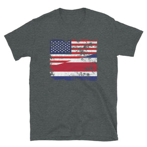 Costa Rica USA Flag T-Shirt