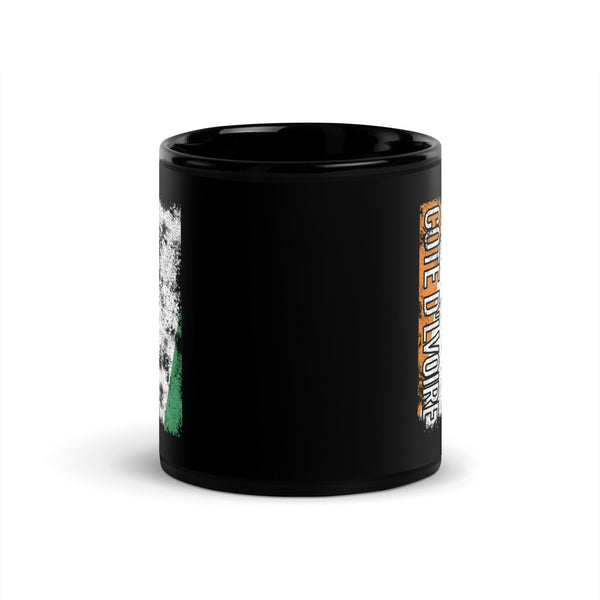 Cote Divoire Flag - Distressed Flag Mug