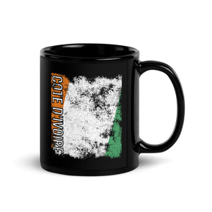 Cote Divoire Flag - Distressed Flag Mug