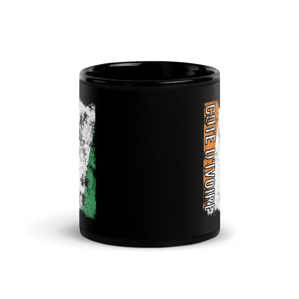 Cote Divoire Flag - Distressed Flag Mug