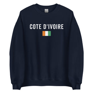 Cote Divoire Flag Sweatshirt