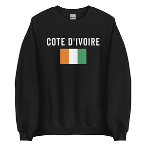 Cote Divoire Flag Sweatshirt