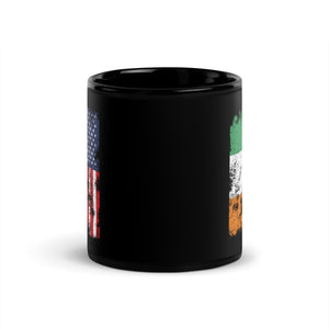 Cote Divoire USA Flag - Half American Mug