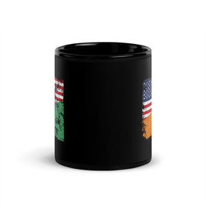 Cote Divoire USA Flag Mug