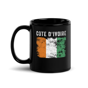 Cote d'Ivoire Flag Vintage Ivorian Flag Mug