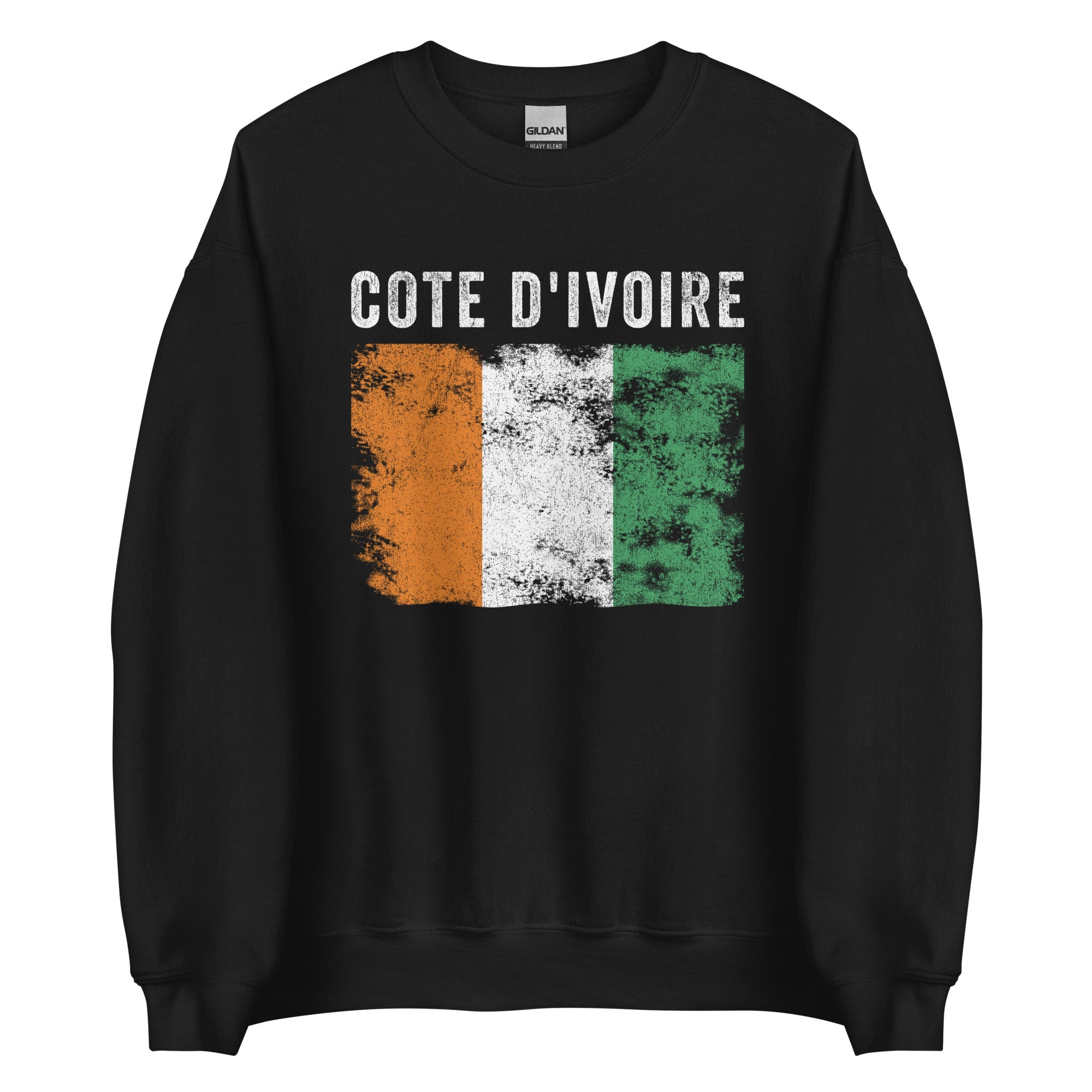 Cote d'Ivoire Flag Vintage Ivorian Flag Sweatshirt