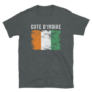 Cote d'Ivoire Flag Vintage Ivorian Flag T-Shirt