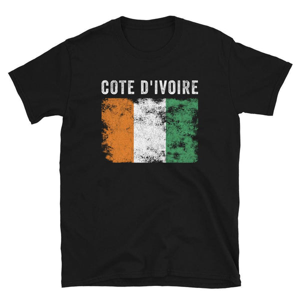 Cote d'Ivoire Flag Vintage Ivorian Flag T-Shirt