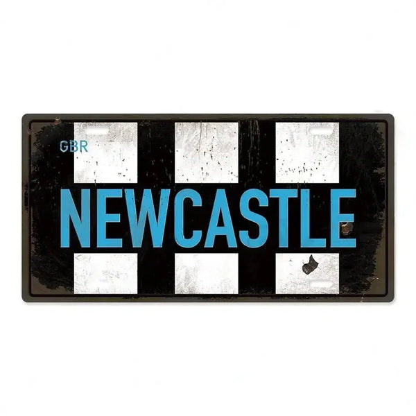 Country & City License Plate Collection - Decorative Metal Tin Signs