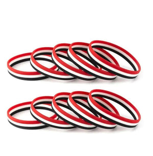 Country Flag Bracelet Collection - Silicone Wristband
