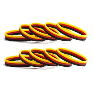 Country Flag Bracelet Collection - Silicone Wristband