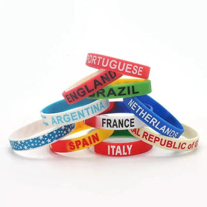 Country Flag Bracelet Collection - Silicone Wristband