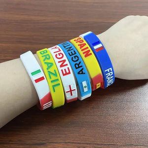 Country Flag Bracelet Collection - Silicone Wristband